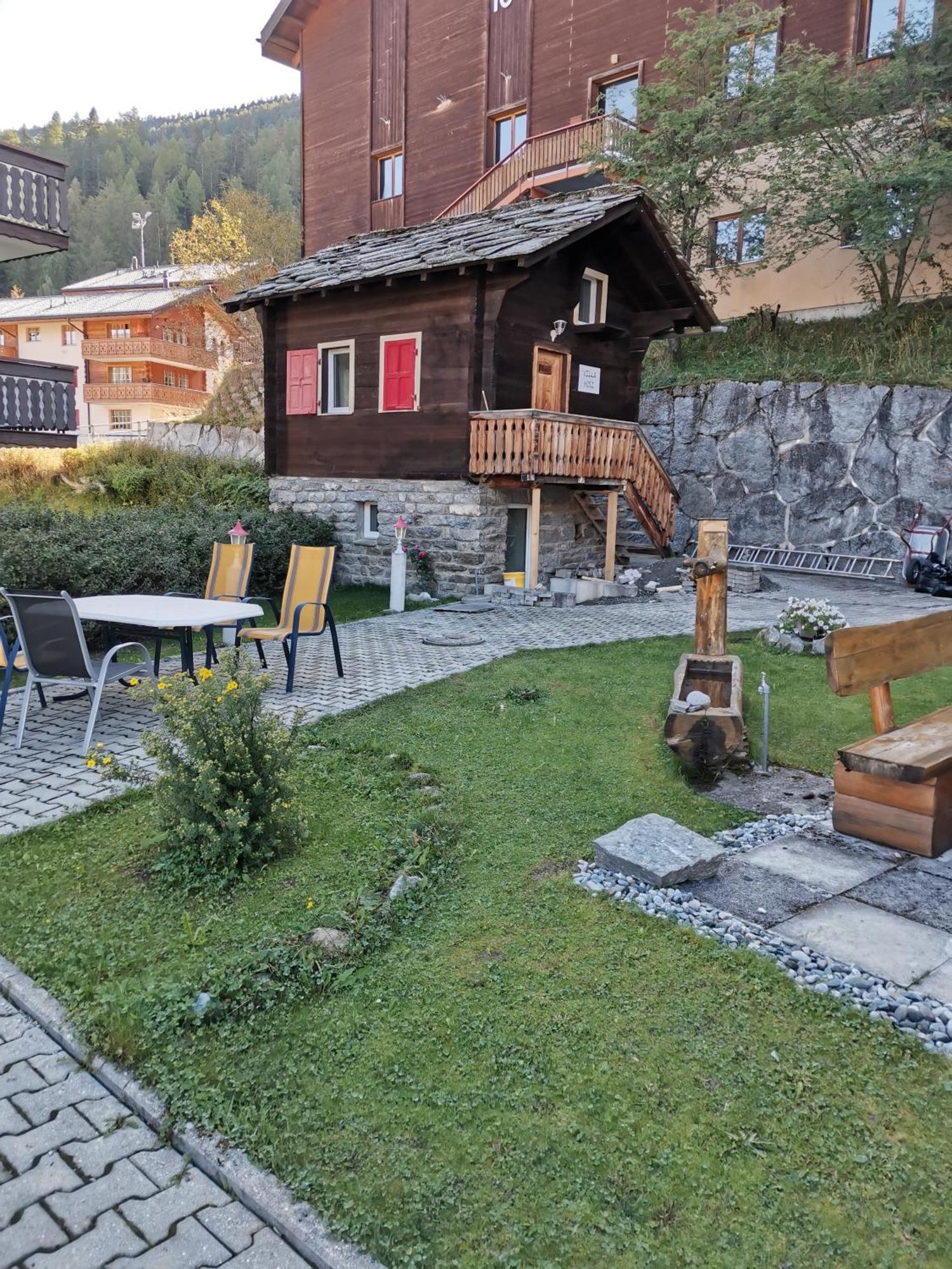 Hotel Alpina Grächen Exterior foto
